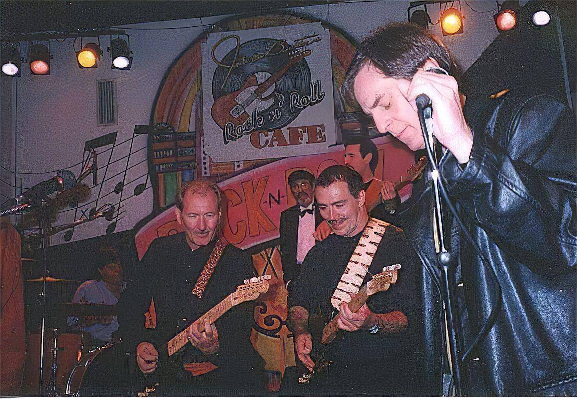 James Burton's Rock n' Roll Cafe in Shreveport, LA. in 1998.