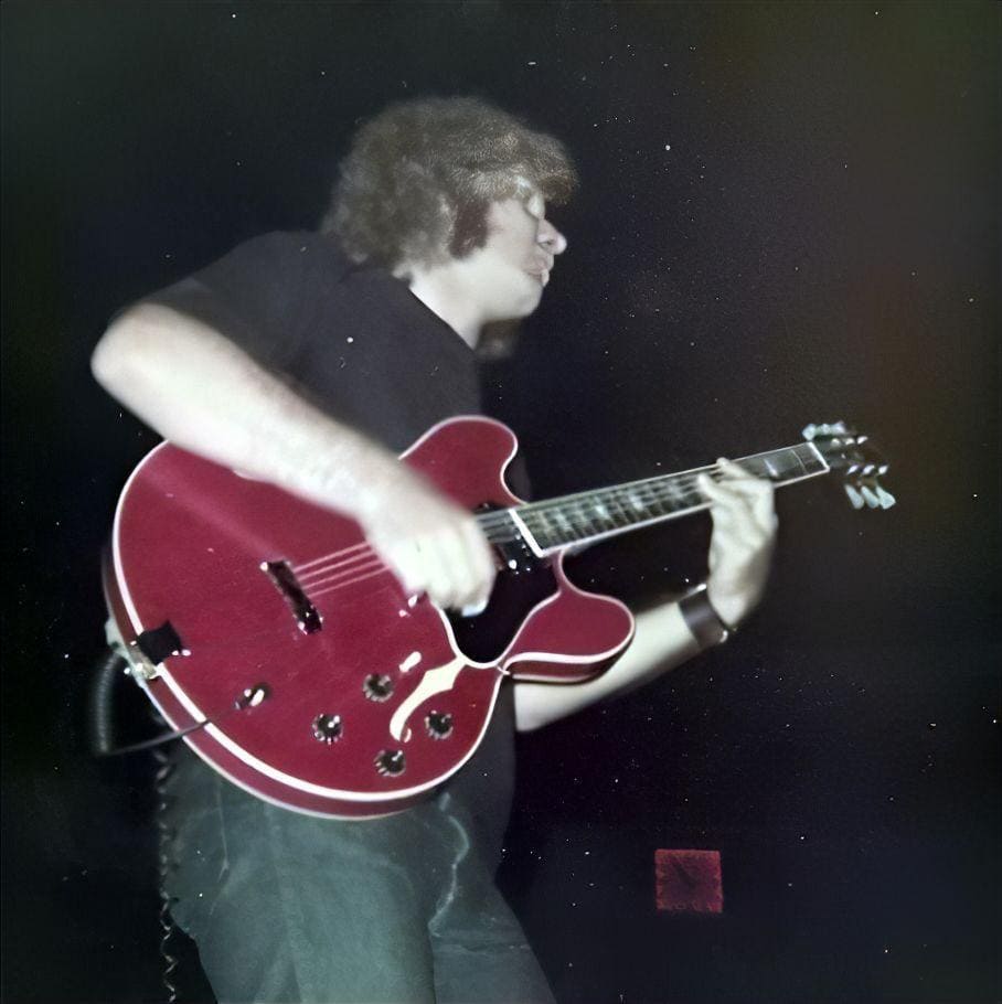 Another snapshot taken by Gary of Tom Fogerty of Creedence Clearwater Revival in 1967.