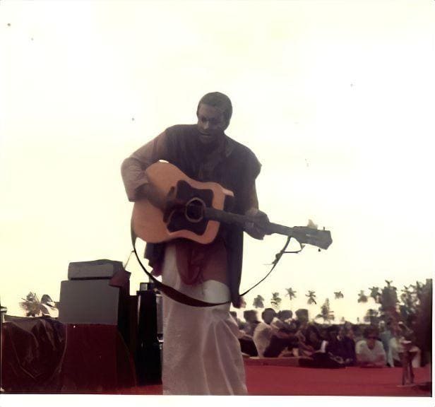 This is a snapshot of Richie Havens taken by Gary at the famous Miami Pop Festival in 1968.